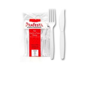 Kit Garfo Faca Premium Bco 25 Unid